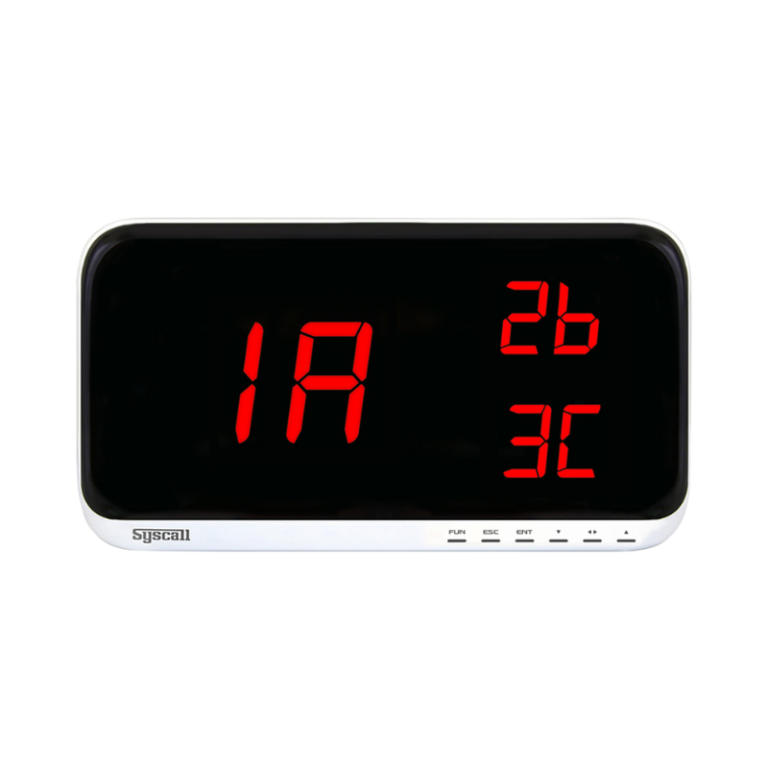 Syscall SR-A series wireless display monitor for multi-call alerts