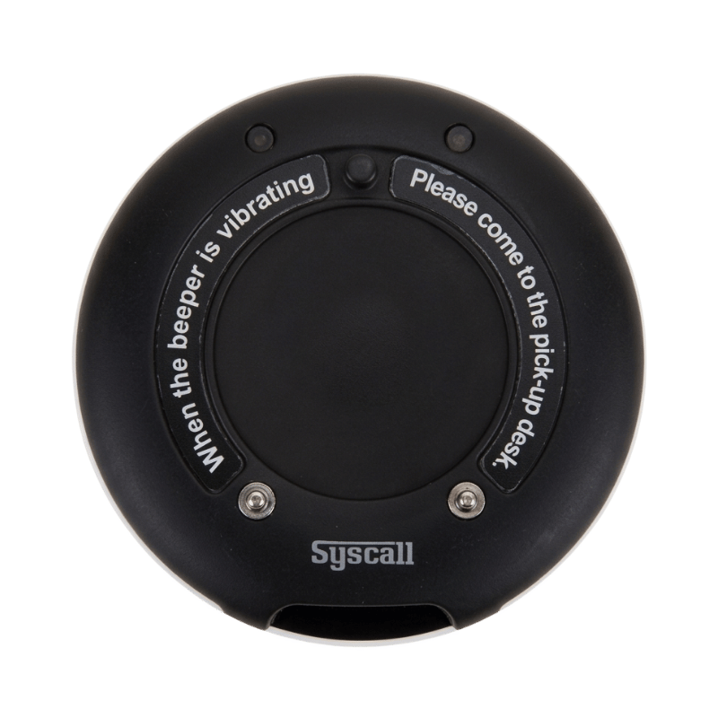 Syscall Coaster Pager for restaurants